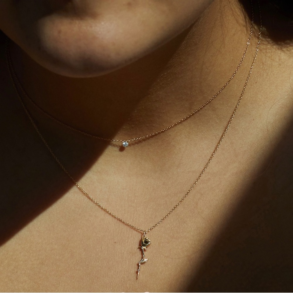 Sofia Zakia Celestial Rose Pendant